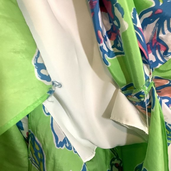 Lilly Pulitzer Green Dress Size 6 - Picture 2 of 7